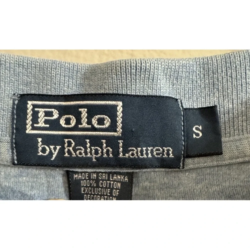 🔥Ralph Lauren 🤑Polo Shirt Small Baby Blue Pony Logo Custom‎ Fit Mesh Cotton